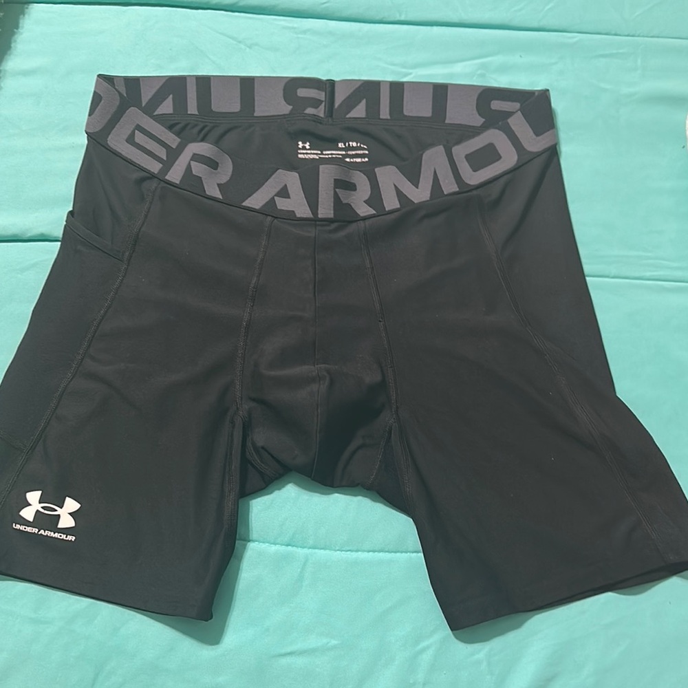 Under Armour Men’s Black Heatgear Compression Shorts